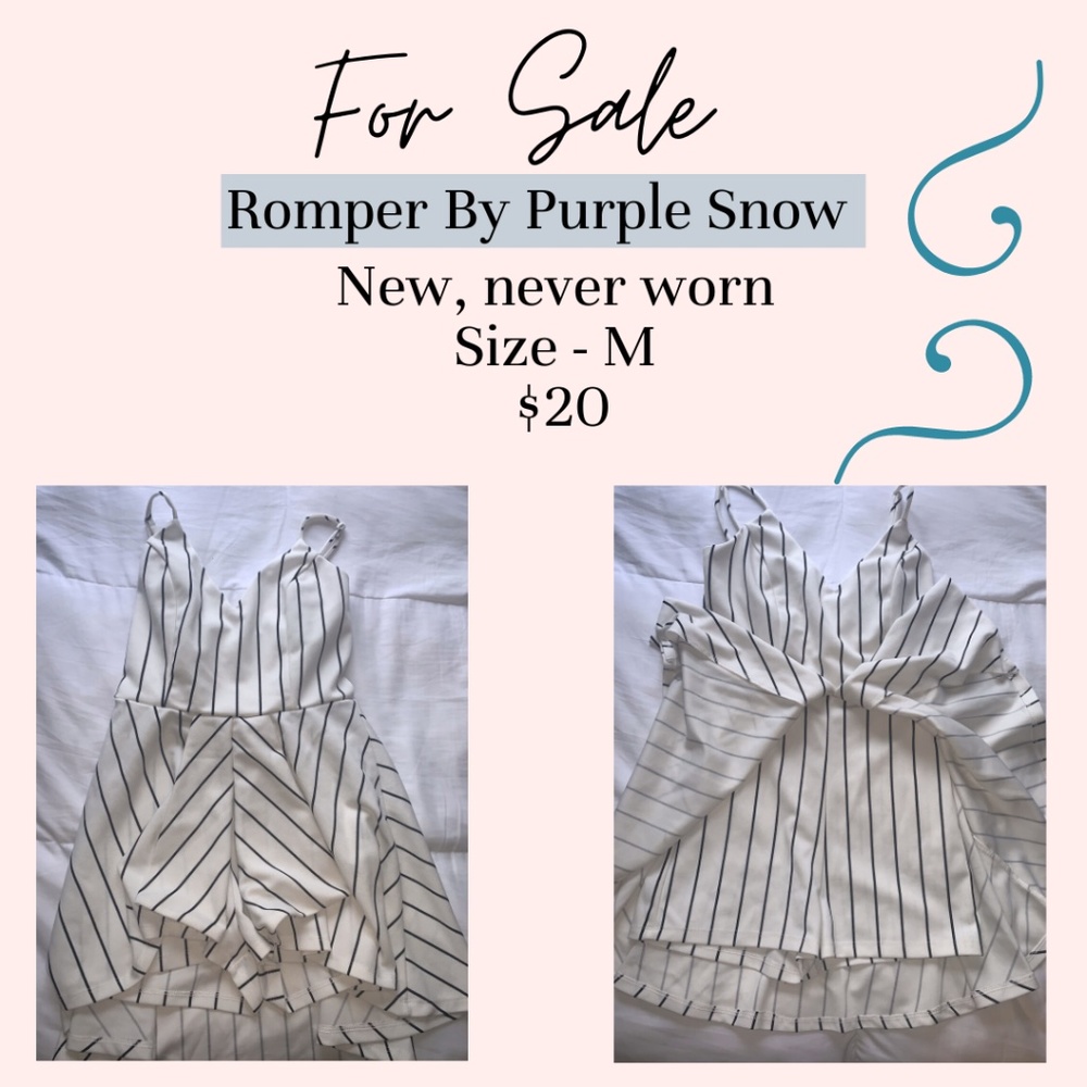 Stripped romper by Purple Snow